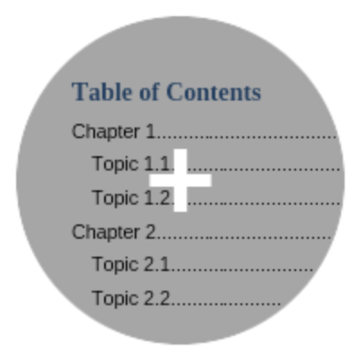 Table of contents small